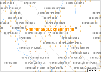 map of Kampong Solok Mempatah