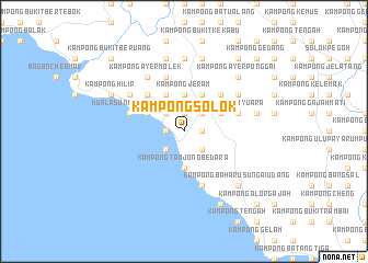 map of Kampong Solok