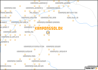 map of Kampong Solok