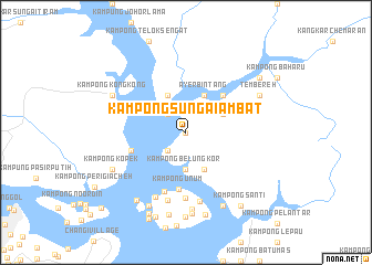 map of Kampong Sungai Ambat