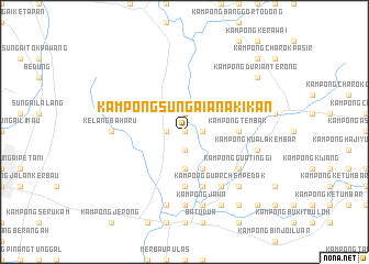 map of Kampong Sungai Anak Ikan