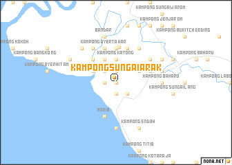 map of Kampong Sungai Arak