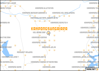 map of Kampong Sungai Ara