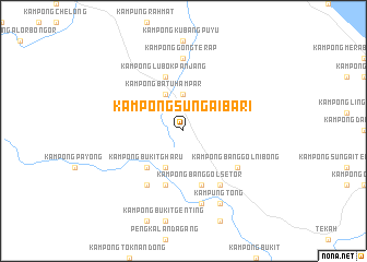 map of Kampong Sungai Bari