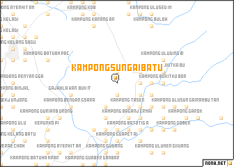 map of Kampong Sungai Batu