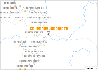 map of Kampong Sungai Batu