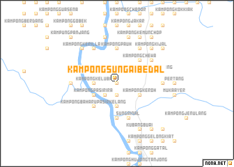 map of Kampong Sungai Bedal