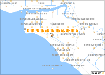 map of Kampong Sungai Belukang