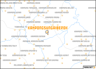 map of Kampong Sungai Berok