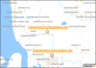 map of Kampong Sungai Binjai