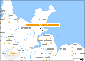 map of Kampong Sungai Buda