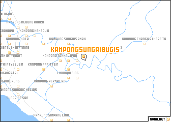 map of Kampong Sungai Bugis