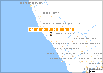 map of Kampong Sungai Burong