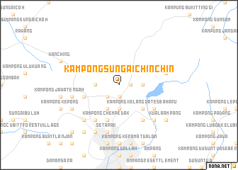 map of Kampong Sungai Chinchin