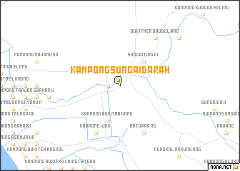 map of Kampong Sungai Darah