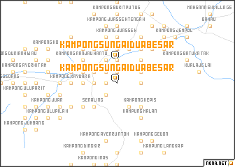 map of Kampong Sungai Dua Besar