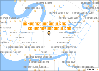 map of Kampong Sungai Dulang