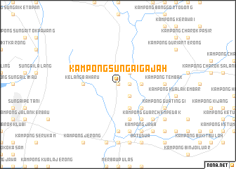 map of Kampong Sungai Gajah