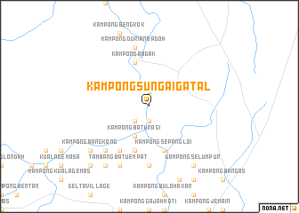 map of Kampong Sungai Gatal