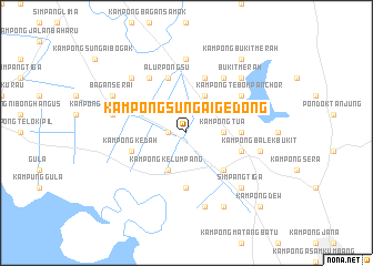 map of Kampong Sungai Gedong