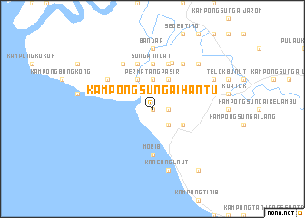 map of Kampong Sungai Hantu