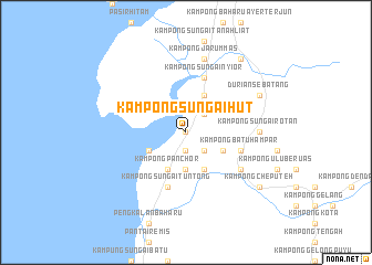 map of Kampong Sungai Hut