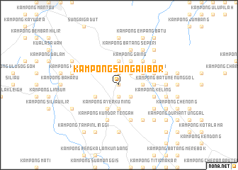 map of Kampong Sungai Ibor