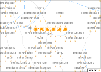 map of Kampong Sungai Jai