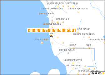 map of Kampong Sungai Janggut