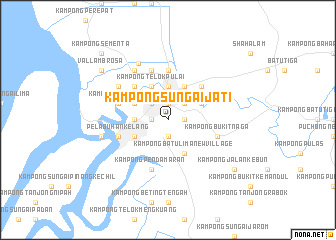map of Kampong Sungai Jati