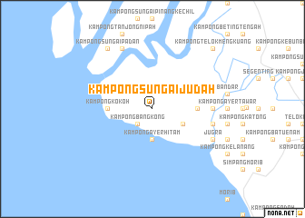 map of Kampong Sungai Judah