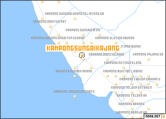 map of Kampong Sungai Kajang