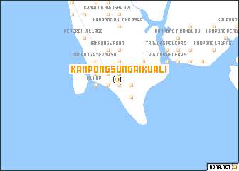 map of Kampong Sungai Kuali