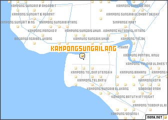 map of Kampong Sungai Lang