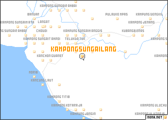 map of Kampong Sungai Lang