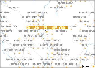 map of Kampong Sungai Layang