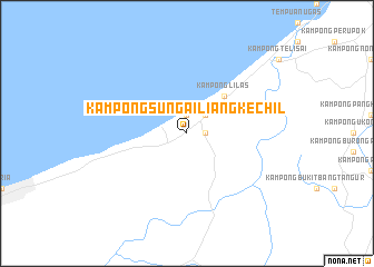 map of Kampong Sungai Liang Kechil