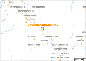 map of Kampong Sungai Limau