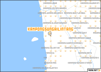 map of Kampong Sungai Lintang