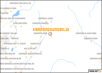 map of Kampong Sungai Lui