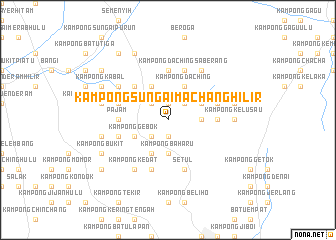 map of Kampong Sungai Machang Hilir