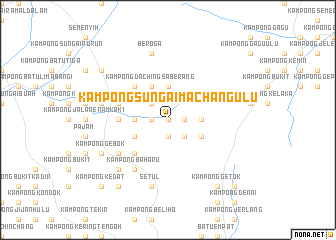 map of Kampong Sungai Machang Ulu