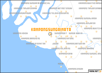 map of Kampong Sungai Mata