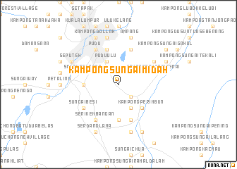 map of Kampong Sungai Midah