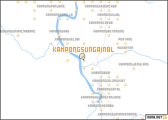 map of Kampong Sungai Nal