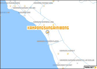 map of Kampong Sungai Nibong