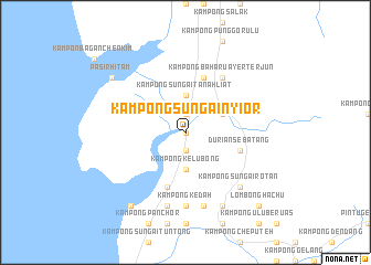 map of Kampong Sungai Nyior