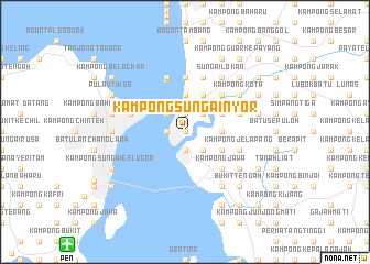 map of Kampong Sungai Nyor