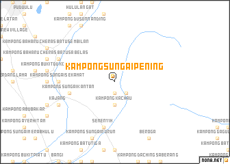 map of Kampong Sungai Pening