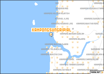 map of Kampong Sungai Pial